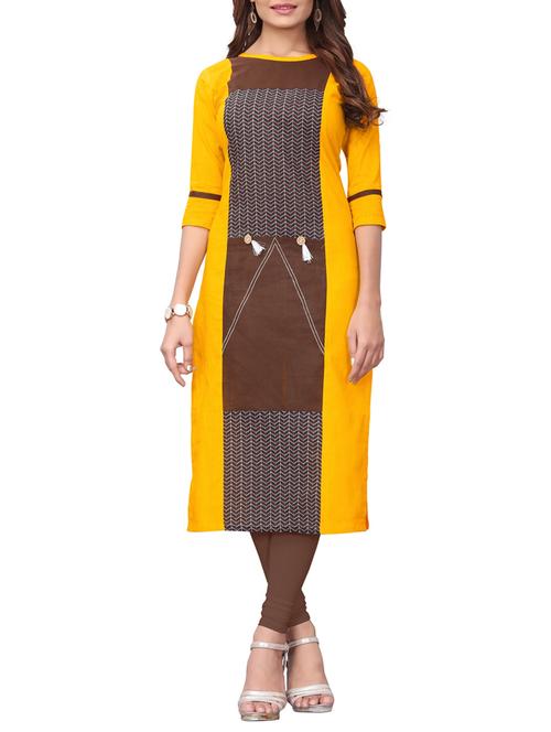 straight printed kurta - 15726835 - Very Small Image - 1