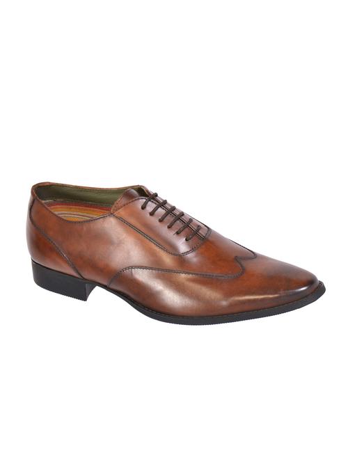 tan leather lace-up brouges - 15727924 - Very Small Image - 1