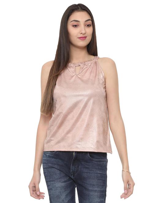 keyhole detail sleeveless top - 15728401 - Very Small Image - 1