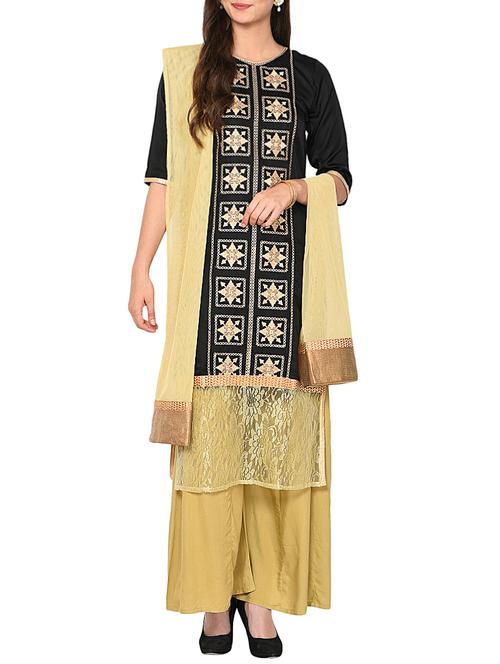 embroidered palazzo suit set - 15728856 - Very Small Image - 1
