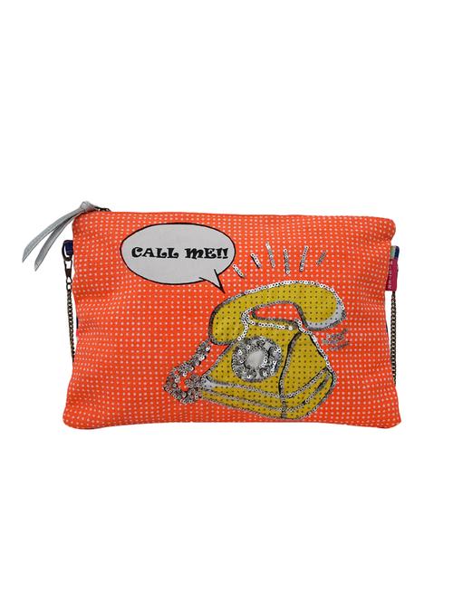 orange canvas sling bag - 15729316 - Very Small Image - 1