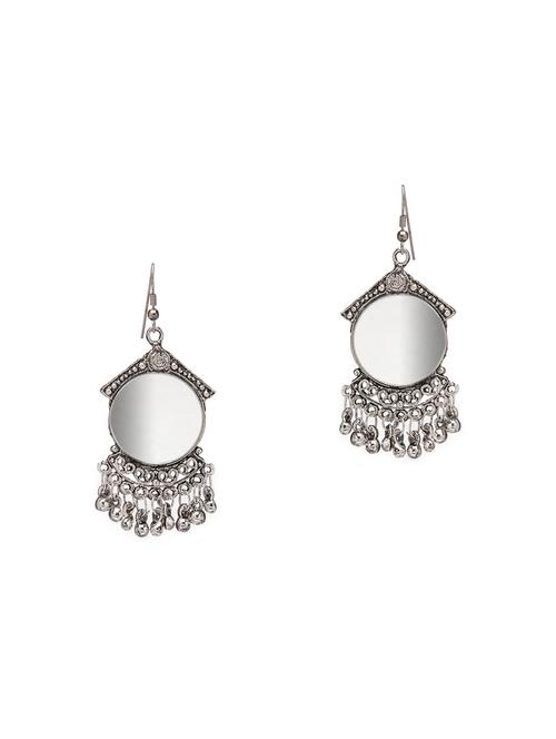 silver tone drop earrings - 15730476 - Very Small Image - 1