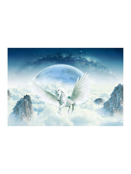 rawpockets"white horse angel"wall posters (paperboard,33cmx48cm) - 15732905 - Very Small Image - 1