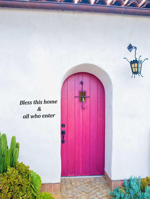 rawpockets wall decals ' living room : blessing ' wall stickers (pvc vinyl) multicolour - 15733864 - Very Small Image - 1
