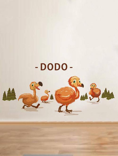 rawpockets wall decals ' -dodo- zoo ' wall stickers (pvc vinyl) multicolour - 15734230 - Very Small Image - 1