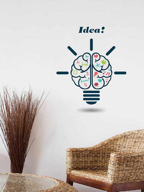 rawpockets wall decals ' idea ' wall stickers (pvc vinyl) multicolour - 15734250 - Very Small Image - 1