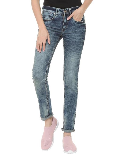 turn up hem mid rise jeans - 15735326 - Very Small Image - 1