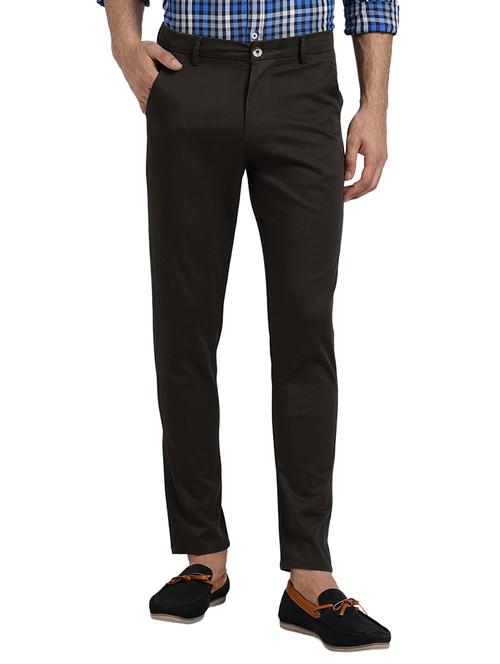 brown cotton chinos - 15735654 - Very Small Image - 1