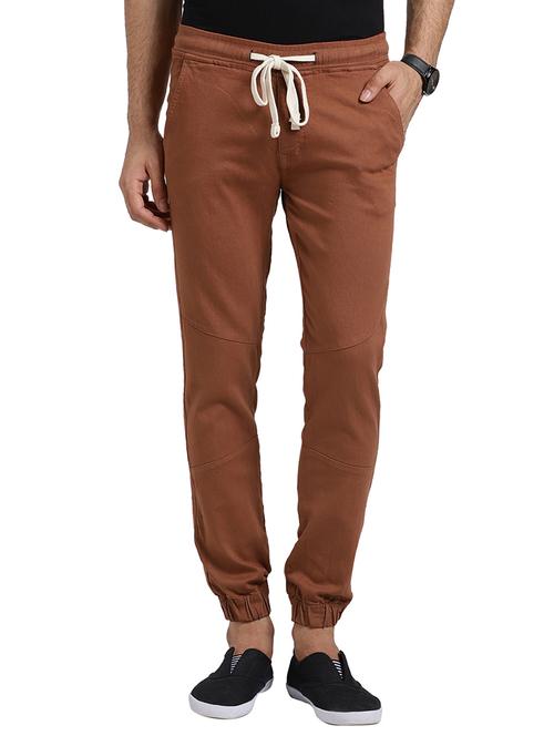 orange cotton joggers - 15735662 - Very Small Image - 1