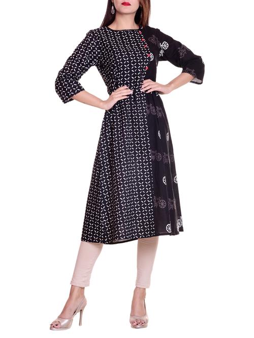 printed a-line kurta - 15736473 - Very Small Image - 1