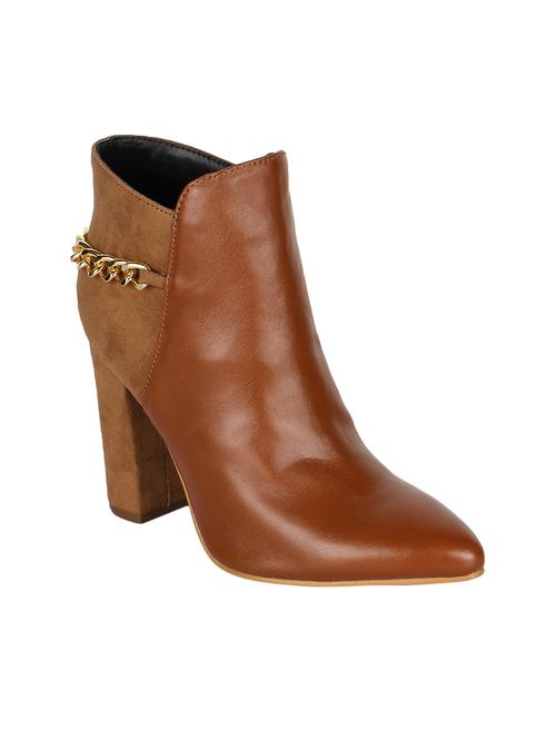 brown slip on ankle boots - 15737849 - Very Small Image - 1