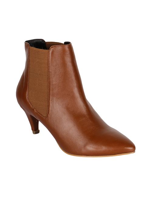 tan slip on ankle boots - 15737855 - Very Small Image - 1