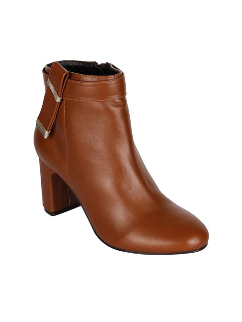tan zipper ankle boots - 15737862 - Very Small Image - 1