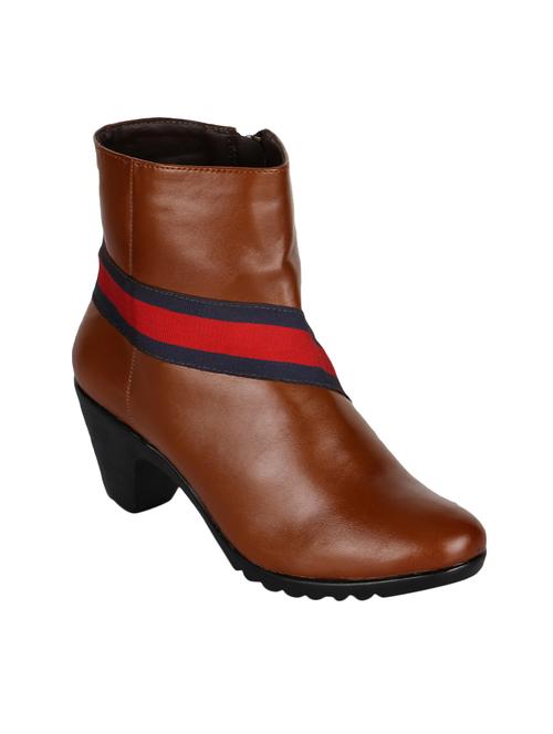 tan zipper ankle boots - 15737877 - Very Small Image - 1