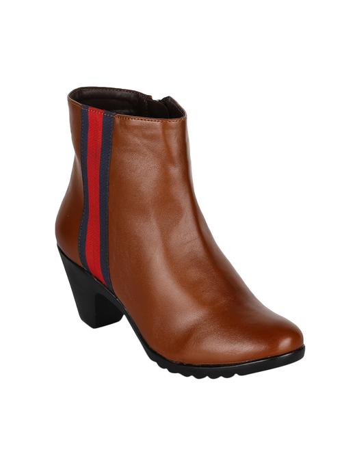 tan zipper ankle boots - 15737879 - Very Small Image - 1