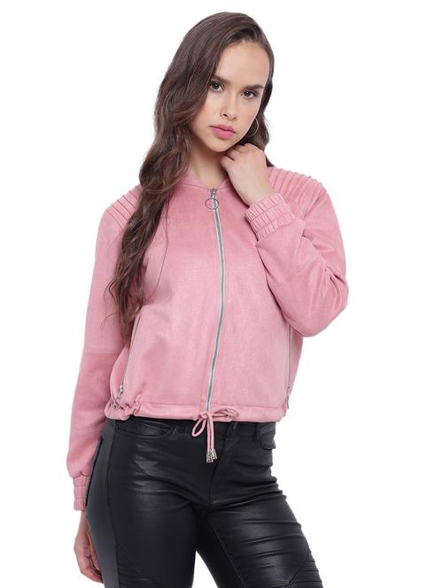 drawstring hem varsity jacket - 15737937 - Very Small Image - 1