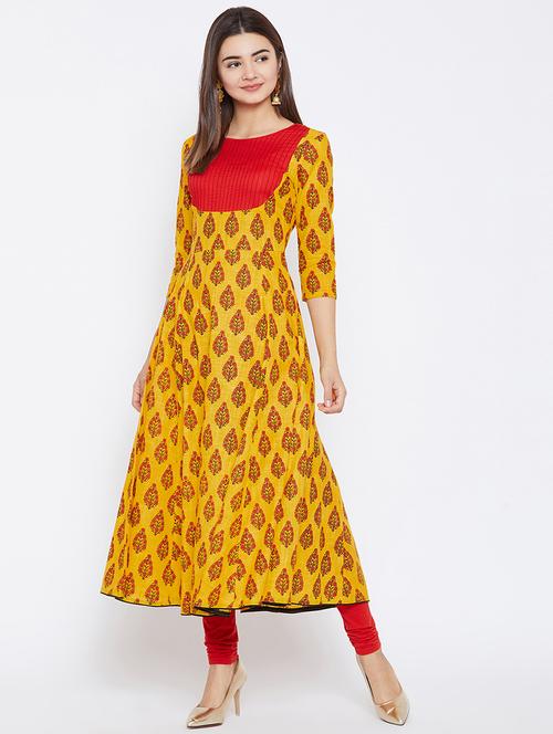 flared printed kurta - 15738783 - Very Small Image - 1