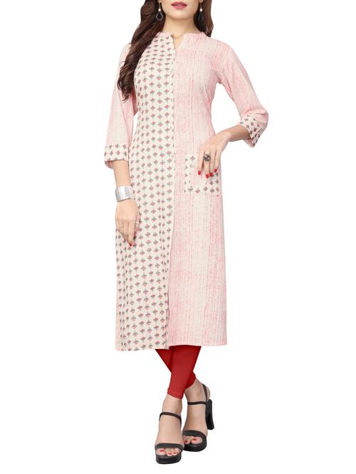 printed straight kurta - 15739942 - Very Small Image - 1