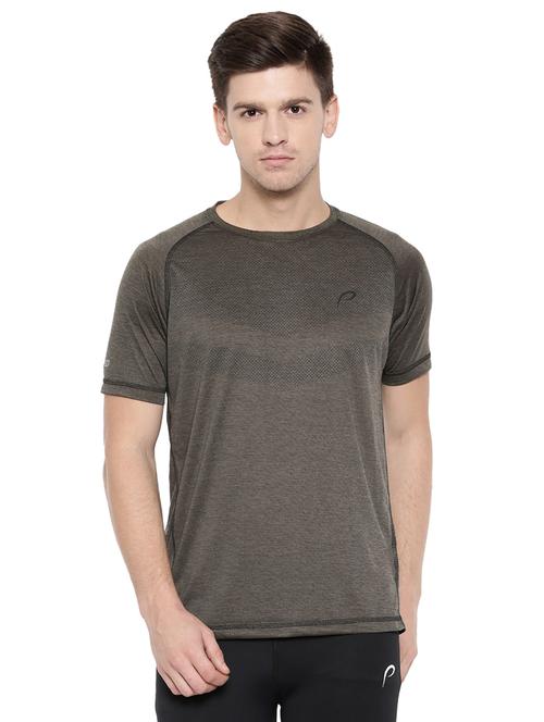 olive green polyester raglan t-shirt - 15740499 - Very Small Image - 1