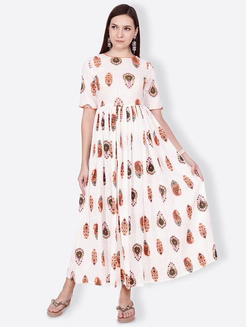 flared printed kurta - 15740523 - Very Small Image - 1