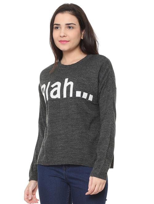 dropped shoulder ribbed edge top - 15740531 - Very Small Image - 1