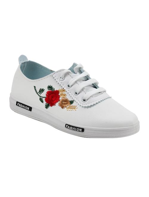 white lace-up sneakers - 15741132 - Very Small Image - 1