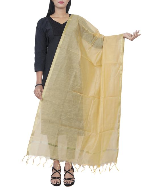 organza plain dupatta - 15744315 - Very Small Image - 1