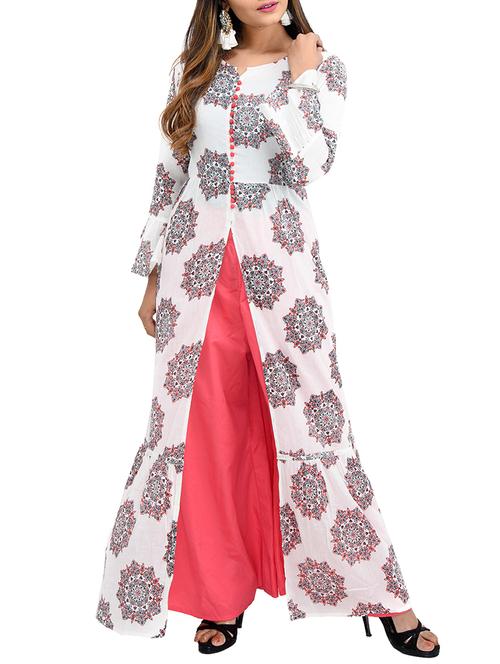 high slit printed kurta - 15744473 - Very Small Image - 1