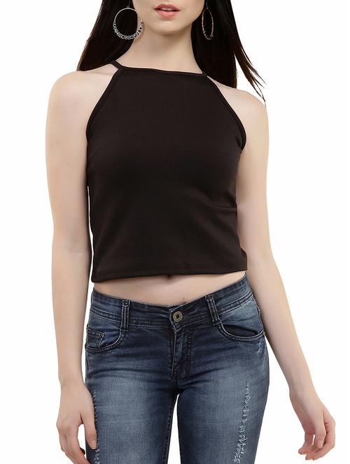 halter neck crop top - 15744487 - Very Small Image - 1