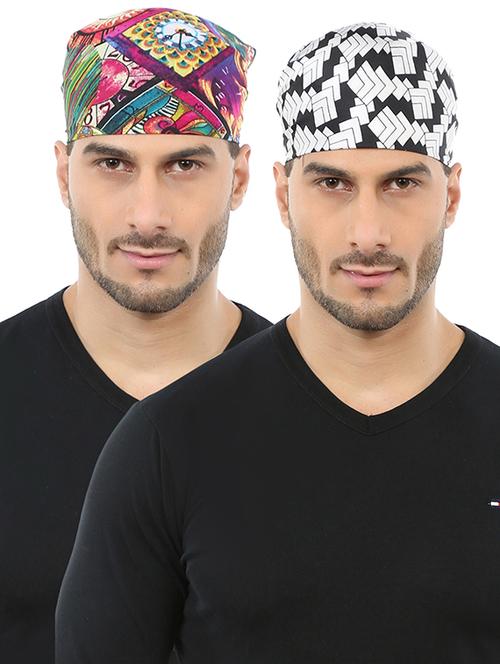 multi colored cotton polyester blend summer cap - 15746218 - Very Small Image - 1