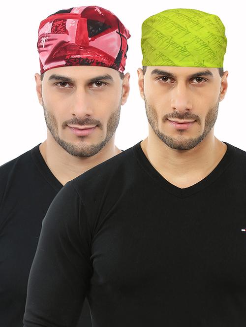 multi colored cotton polyester blend summer cap - 15746226 - Very Small Image - 1