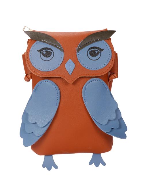 tan leatherette (pu) sling bag - 15746751 - Very Small Image - 1