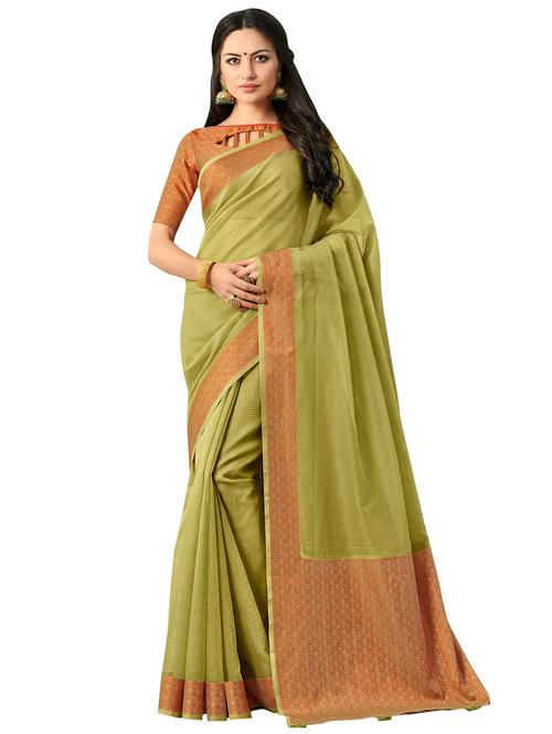 woven kota silk saree with blouse - 15746941 - Very Small Image - 1