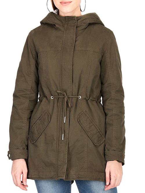 tie-knot hooded parka jacket - 15747609 - Very Small Image - 1