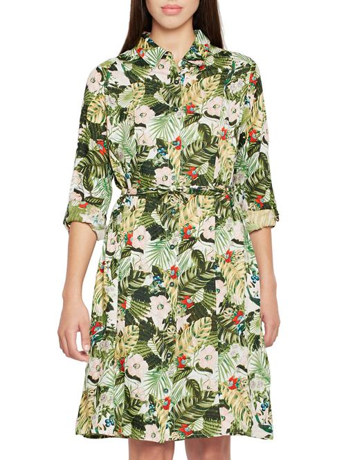 roll up sleeved shirt dress - 15748711 - Very Small Image - 1