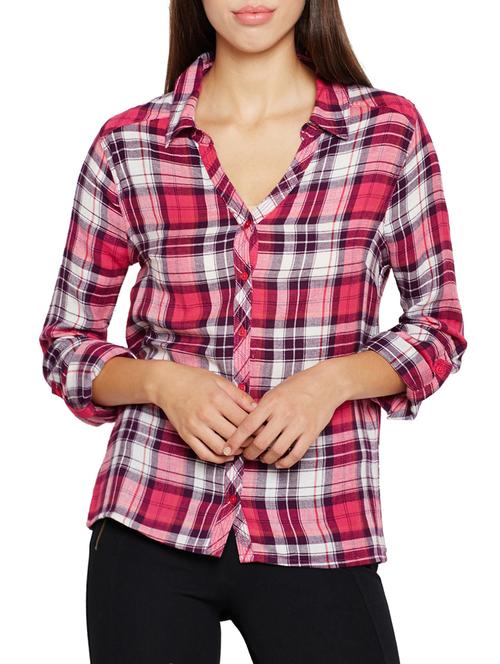 roll up sleeved checkered shirt - 15748853 - Very Small Image - 1