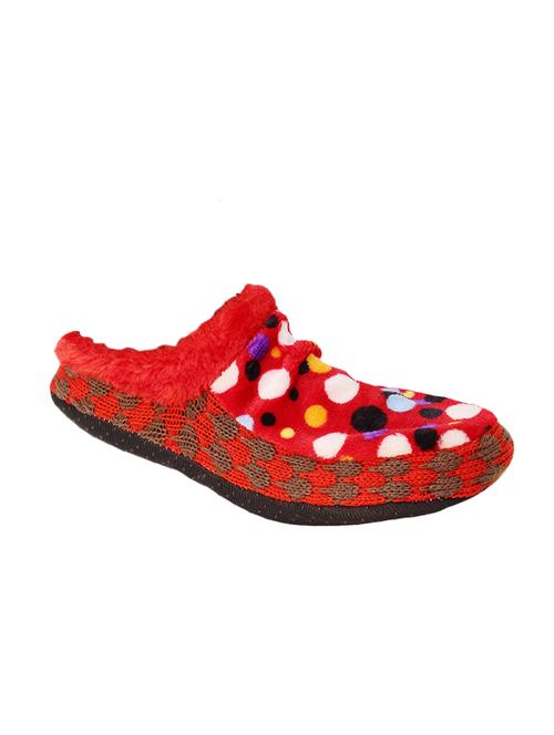 fur trim polka dot socks - 15748952 - Very Small Image - 1