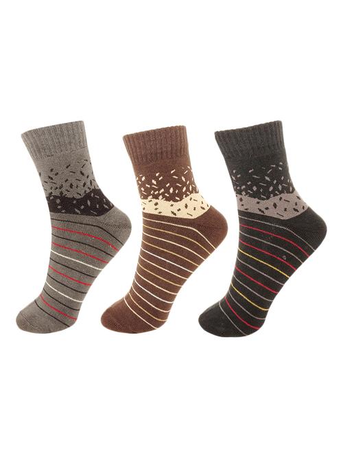 set of 3 striped socks - 15749027 - Very Small Image - 1