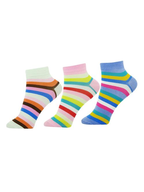 set of 3 striped socks - 15749099 - Very Small Image - 1