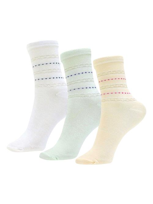 set of 3 multicolored socks - 15749138 - Very Small Image - 1