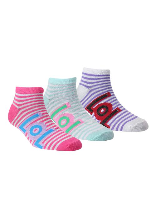 set of 3 striped socks - 15749238 - Very Small Image - 1