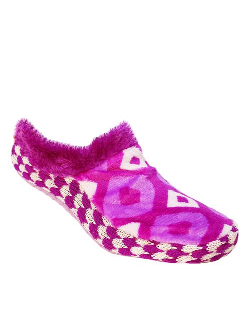 fur trim printed socks - 15749419 - Very Small Image - 1