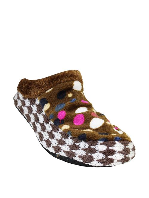 fur trim printed socks - 15749573 - Very Small Image - 1