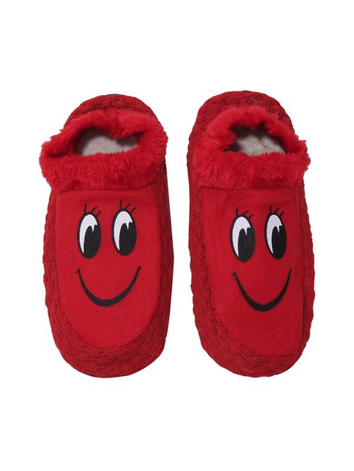 fur trim printed socks - 15749629 - Very Small Image - 1