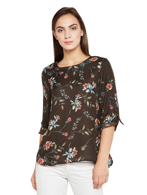 roll up sleeved zipper closure top - 15750557 - Very Small Image - 1
