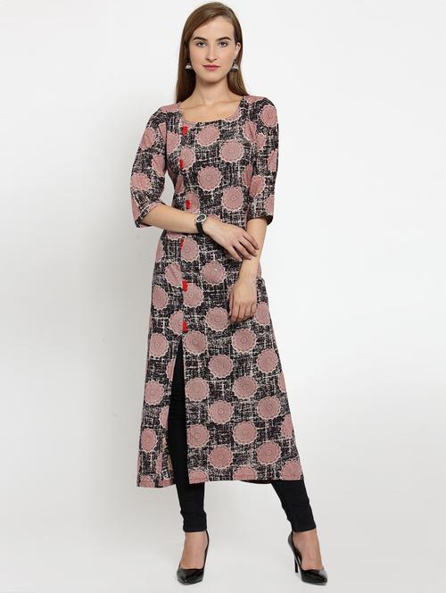 women's front slit kurta - 15753276 - Very Small Image - 1