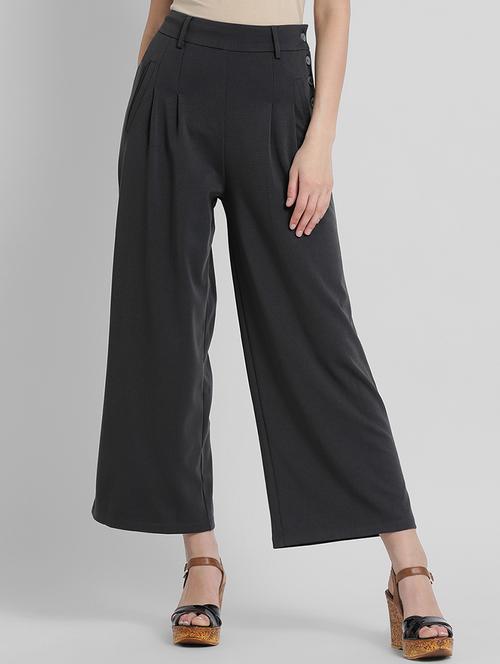 wide legged pleated trousers - 15753984 - Very Small Image - 1