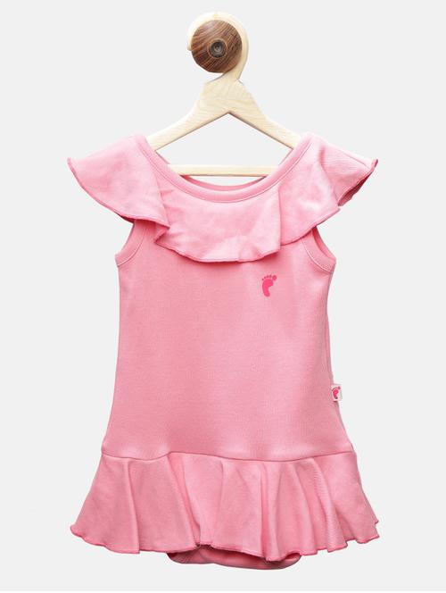 kids solid pink onesie - 15754337 - Very Small Image - 1