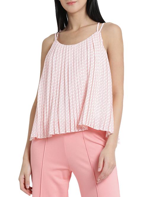 criss-cross back pleated top - 15755385 - Very Small Image - 1