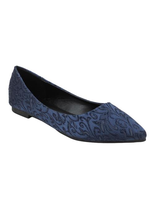 navy slip on ballerinas - 15756333 - Very Small Image - 1